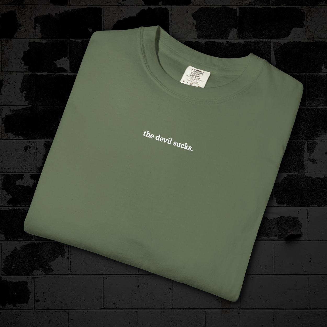 "The Devil Sucks" Streetwear Tee