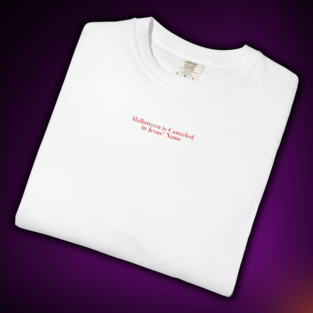 "Halloween is Canceled in Jesus' Name" Streetwear tee