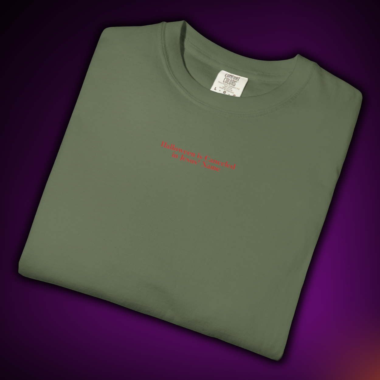 "Halloween is Canceled in Jesus' Name" Streetwear tee