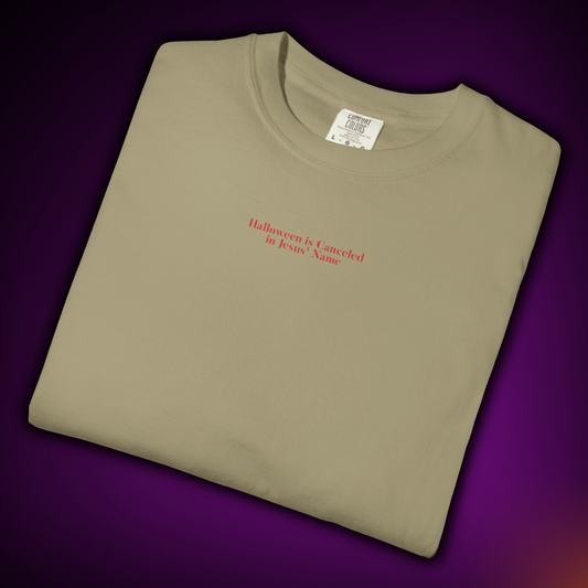 "Halloween is Canceled in Jesus' Name" Streetwear tee