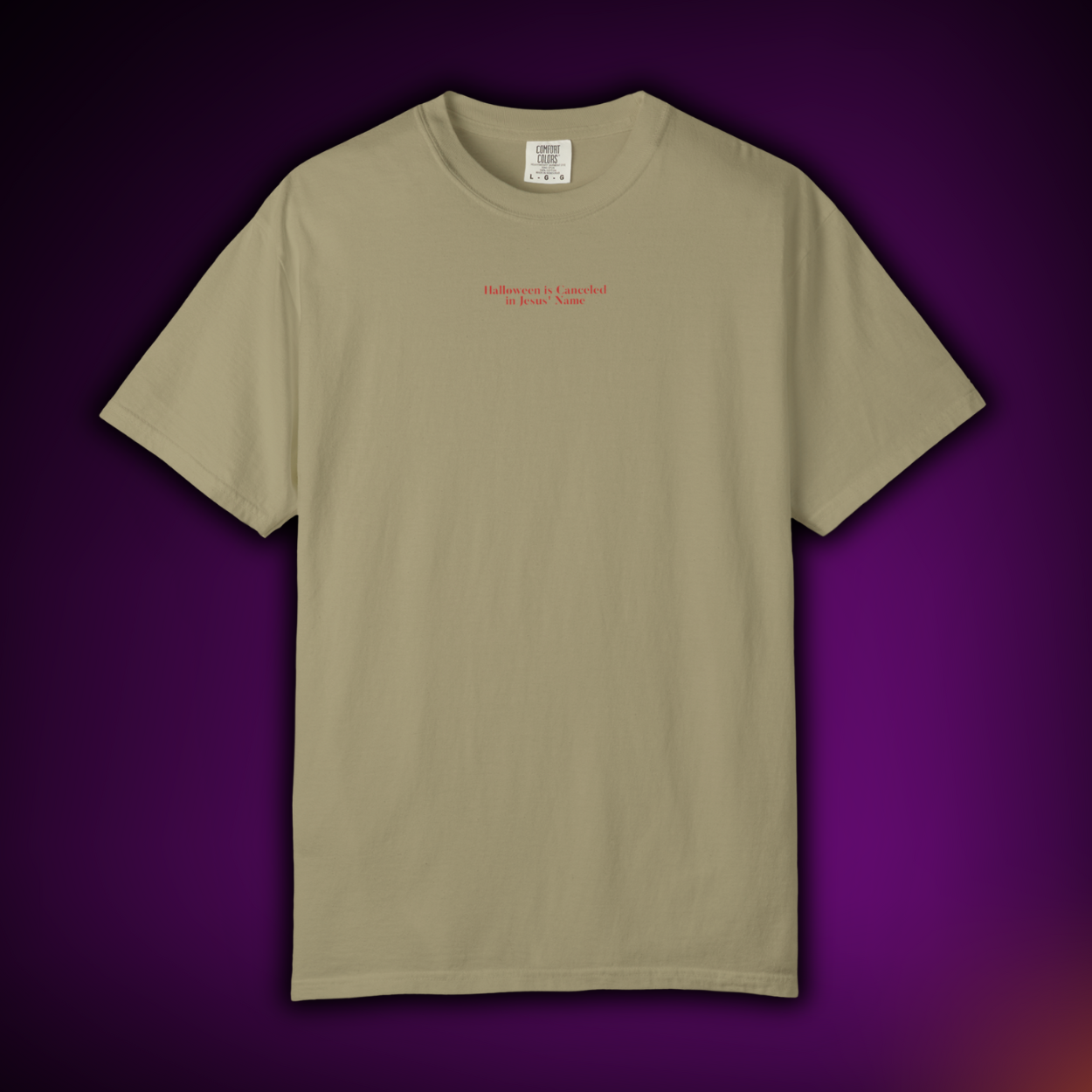 "Halloween is Canceled in Jesus' Name" Streetwear tee